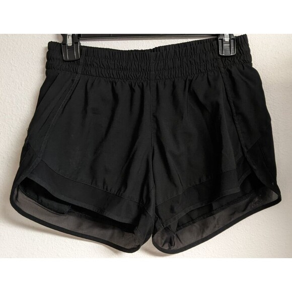 Athleta Pants - Women's ATHLETA Black Lined Running Shorts 4.25" Mesh Trimmed XS